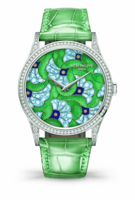 Patek Philippe,Rare Handcrafts ,White Gold,Blue,Green,Multi-Color,Automatic,48hours,In-house Caliber,5077,5077/100G-043