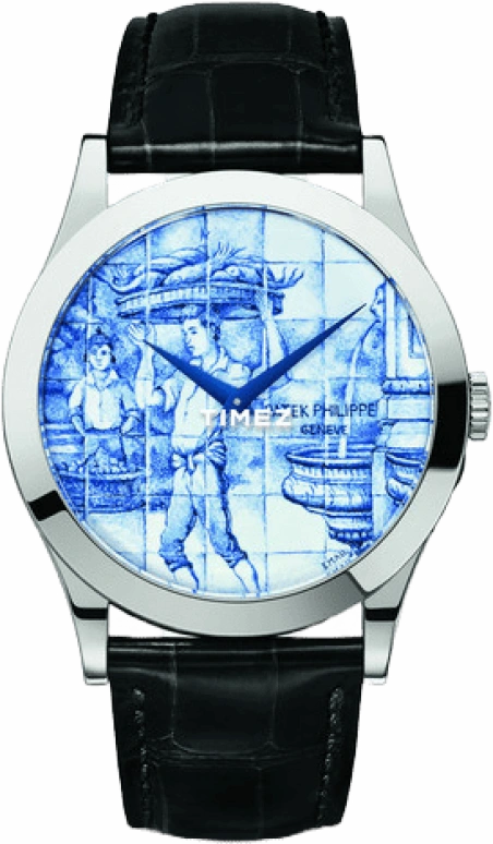 Patek Philippe,Calatrava 38.60mm,38.60mm,White Gold,Blue,Automatic,48hours,In-house Caliber,5089G,5089G-061