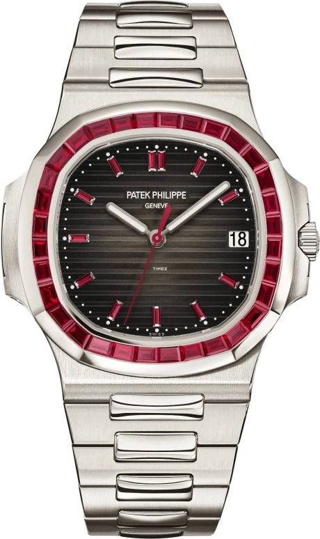 Patek Philippe,Nautilus 40mm,40mm,Platinum,Black,Gradient,Automatic,Day,45hours,Zlatan Ibrahimović,5711,5711/112P-001