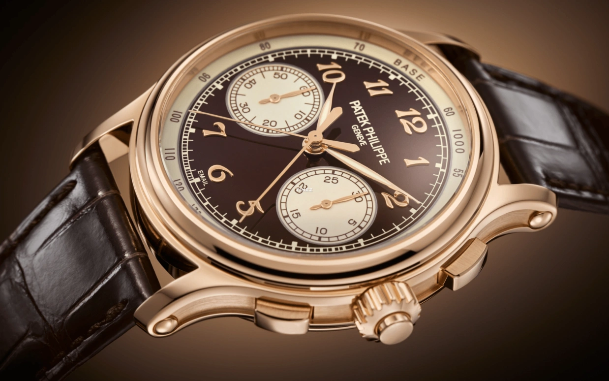 Patek Philippe,Complications 41mm,41mm,Rose Gold,Brown,Handwound,Chronograph,Rattrapante,5370R,5370R-001