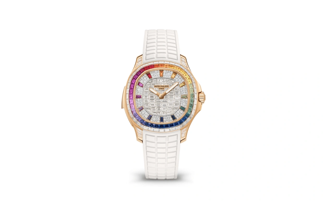 Patek Philippe,Aquanaut 38.80mm,38.80mm,Rose Gold,Silver White,Automatic,Minute Repeater,48hours,5260,5260/355R-001