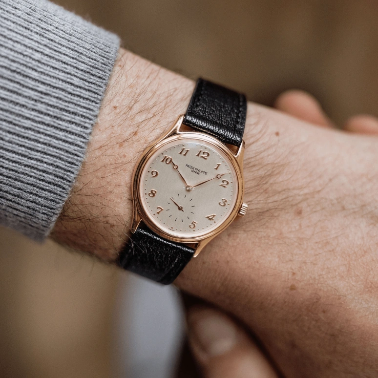 Patek Philippe,Calatrava 31.50mm,31.50mm,Rose Gold,Silver White,Handwound,44hours,In-house Caliber,3923R Harrods