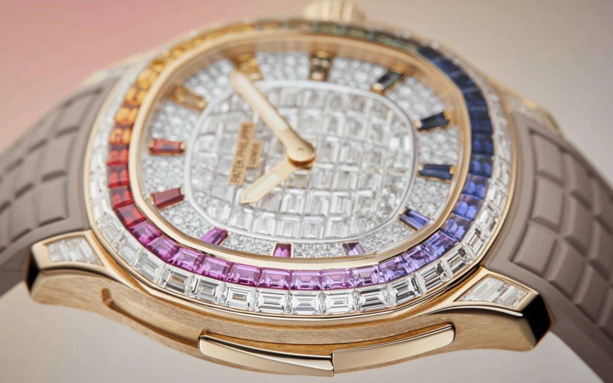 Patek Philippe,Aquanaut 38.80mm,38.80mm,Rose Gold,Silver White,Automatic,Minute Repeater,48hours,5260,5260/355R-001