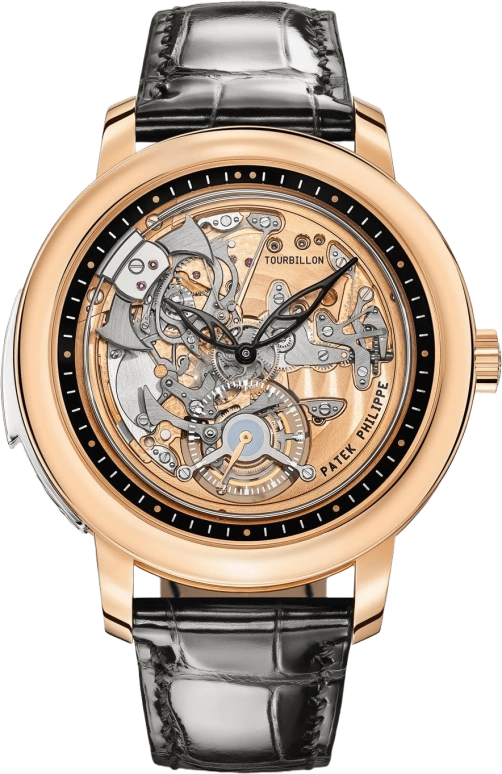 Patek Philippe,Grand Complications 42mm,42mm,White Gold,Rose Gold,Skeleton,Handwound,Tourbillon Escapement,Minute Repeater,5303R,5303R-001