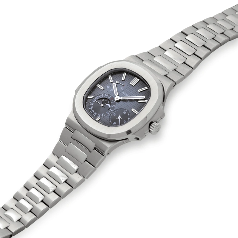 Patek Philippe,Nautilus 40mm,40mm,Stainless Steel,Blue,Automatic,Moonphase,Day,Power Reserve Indicator,Thanasis Antetokounmpo,Viktor Gyokeres,5712,5712/1A-001