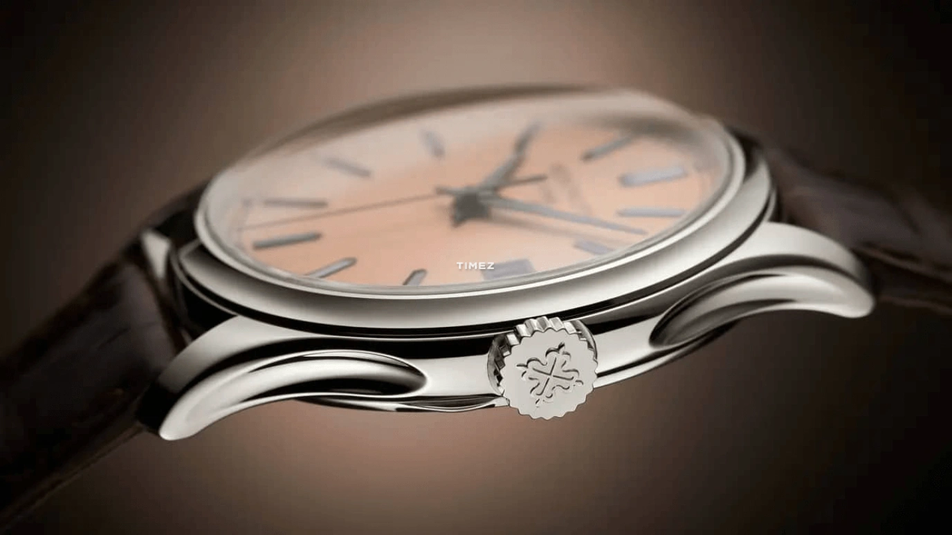 Patek Philippe,Calatrava 39mm,39mm,White Gold,Rose Gold,Automatic,Day,45hours,5227G,5227G-015