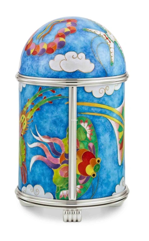 Patek Philippe,Dome Clocks ,Blue,Electromechanical,In-house Caliber,Enamel,10003M,10003M-001