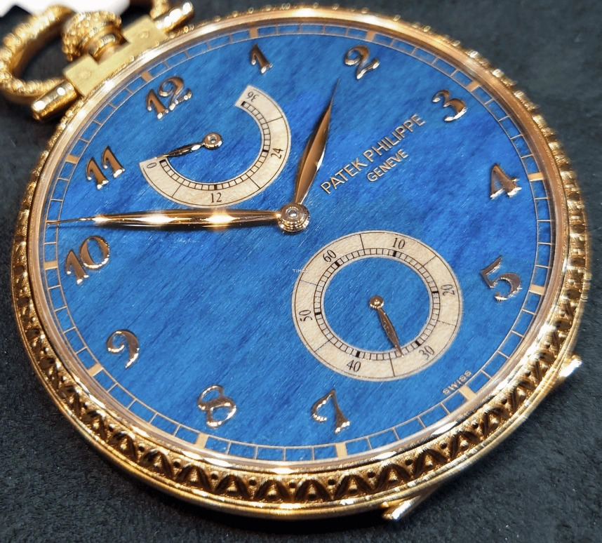 Patek Philippe,Rare Handcrafts ,Rose Gold,Blue,Automatic,Power Reserve Indicator,45hours,982,982/147R