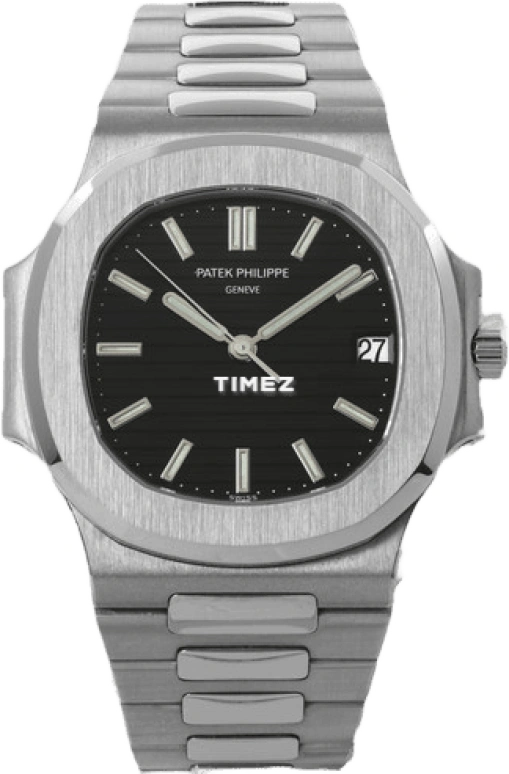 Patek Philippe,Nautilus 37mm,37mm,White Gold,Black,Automatic,Day,In-house Caliber,3711,3711/1G-001