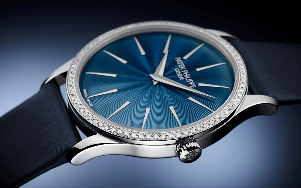 Patek Philippe,Calatrava 35mm,35mm,White Gold,Blue,Automatic,48hours,In-house Caliber,4997,4997/200G-001