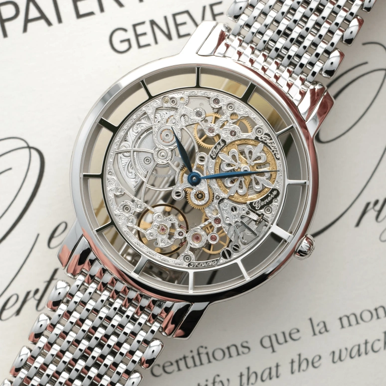 Patek Philippe,Complications 39mm,39mm,White Gold,Skeleton,Automatic,48hours,In-house Caliber,5180,5180/1G001