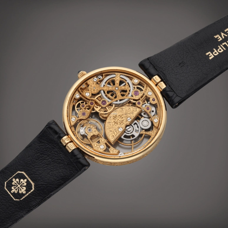Patek Philippe,Complications 31mm,31mm,Yellow Gold,Skeleton,Gold,Automatic,48hours,In-house Caliber,3878