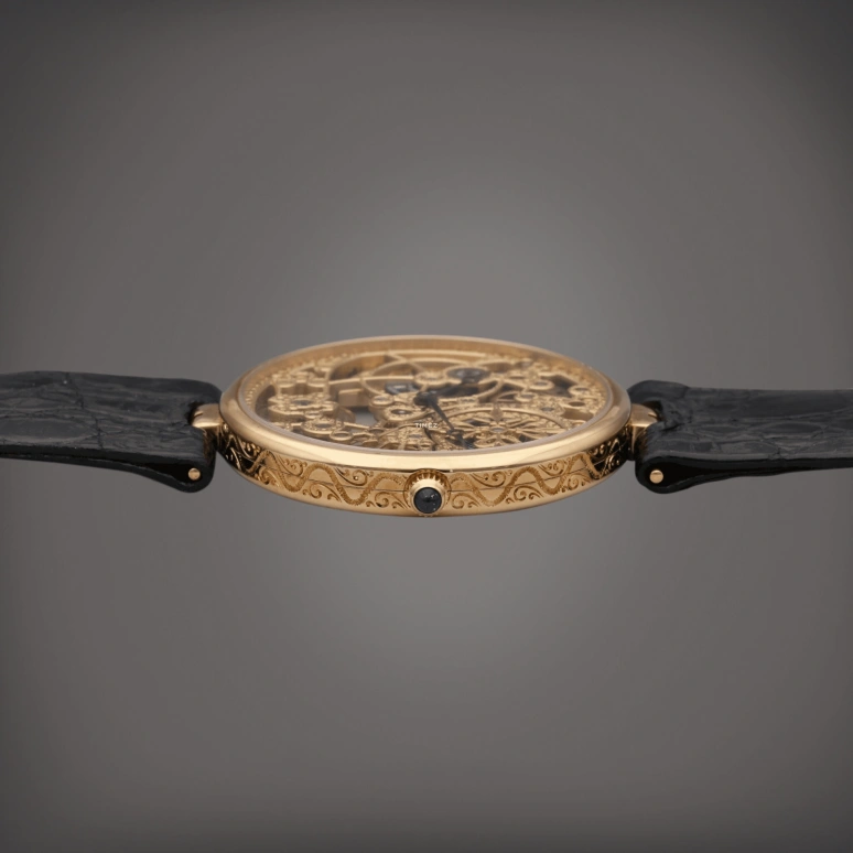 Patek Philippe,Complications 31mm,31mm,Yellow Gold,Skeleton,Gold,Automatic,48hours,In-house Caliber,3878