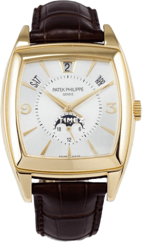 Patek Philippe,Complications 38x51mm,38x51mm,Rose Gold,Silver White,White,Automatic,Moonphase,Annual Calendar,Month,Date,45hours,In-house Caliber,5135R,5135R-001
