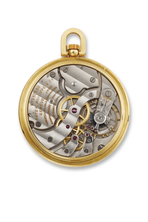Patek Philippe,Pocket Watches 45mm,45mm,Yellow Gold,White,Silver White,Handwound,World Time,Day / Night Indication,605 HU