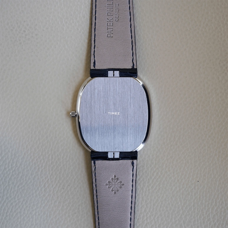 Patek Philippe,Golden Ellipse 31mm,31mm,Platinum,Blue,Automatic,48hours,In-house Caliber,3738,3738/100P-001