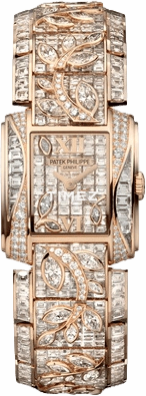Patek Philippe,Twenty~4 27.80x24mm,27.80x24mm,Rose Gold,Silver,Handwound,38hours,In-house Caliber,4909,4909/101R-001