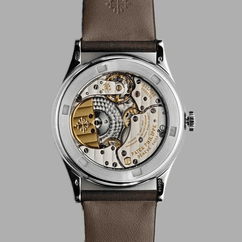 Patek Philippe,Calatrava 37mm,37mm,Platinum,Multi-Color,Brown,Automatic,48hours,In-house Caliber,5077,5077/100P-013