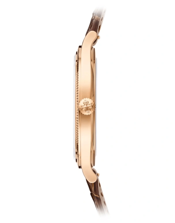 Patek Philippe,Calatrava 39mm,39mm,Rose Gold,Silver,Handwound,65hours,In-house Caliber,6119R,6119R-001