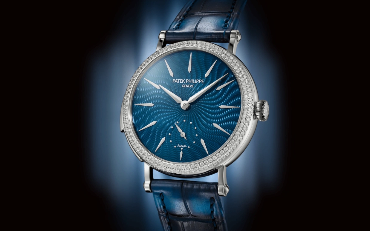Patek Philippe,Grand Complications 36mm,36mm,White Gold,Blue,Automatic,Moonphase,Minute Repeater,7040,7040/250G-001
