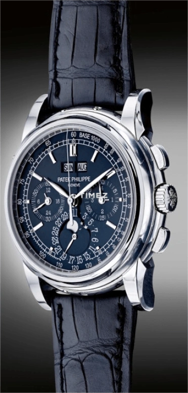 Patek Philippe,Grand Complications 40mm,40mm,Platinum,Black,Handwound,Chronograph,Moonphase,Perpetual Calendar,Leap Year,60hours,In-house Caliber,5970P,5970P-TWGH