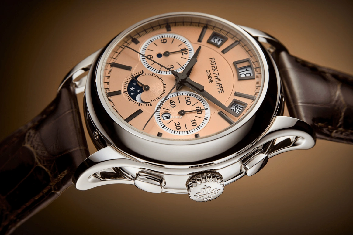 Patek Philippe,Complications 42mm,42mm,Platinum,Brown,Automatic,Chronograph,Moonphase,Perpetual Calendar,Month,48hours,In-house Caliber,5308P,5308P-010