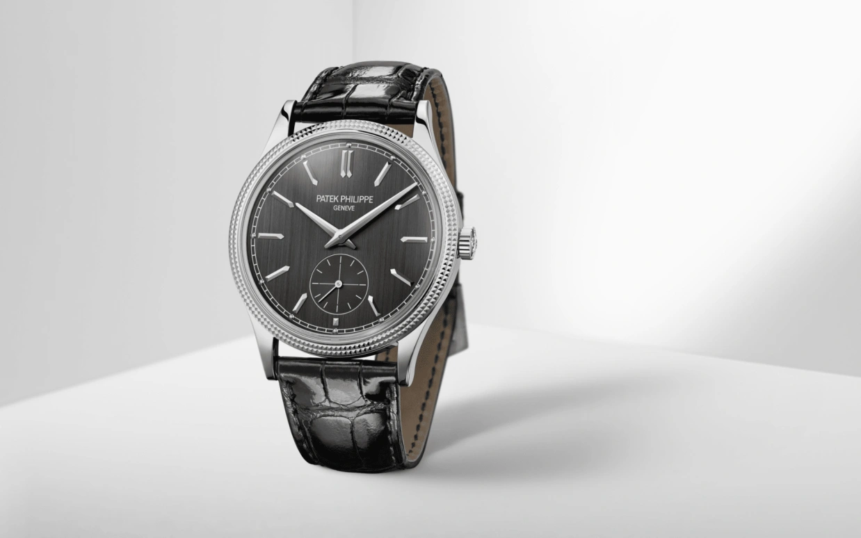 Patek Philippe,Calatrava 39mm,39mm,White Gold,Grey,Handwound,65hours,In-house Caliber,6119G,6119G-001