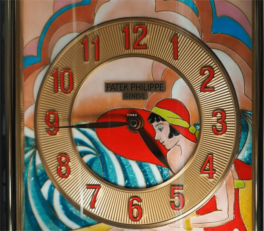 Patek Philippe,Dome Clocks ,Blue,Red,Multi-Color,Electromechanical,In-house Caliber,Red,Pink,Colorful,Enamel,20163M,20163M-001