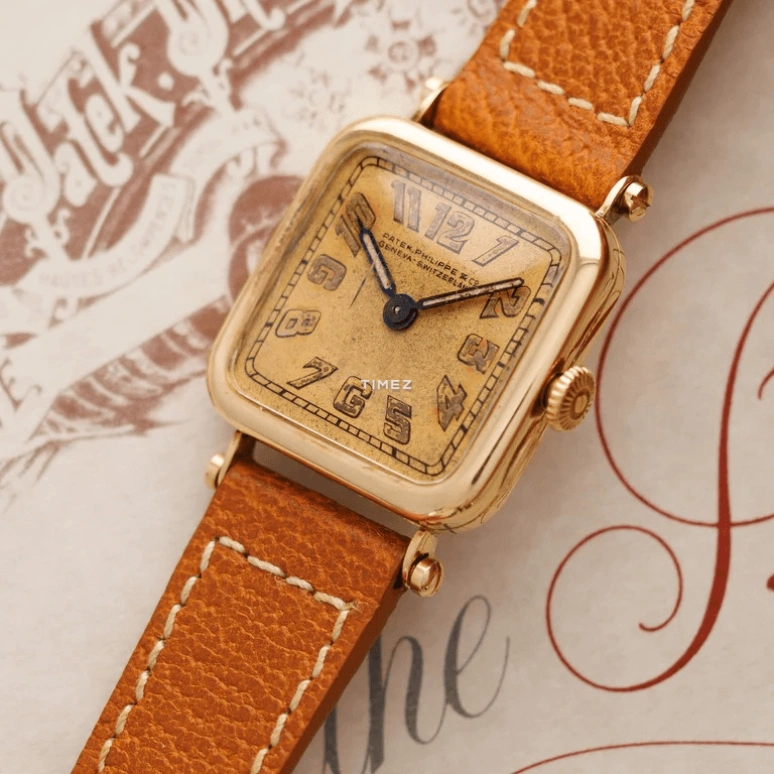 Patek Philippe,Other 25.50mm,25.50mm,Yellow Gold,Yellow,Handwound,Square,Gold,5,5/1920
