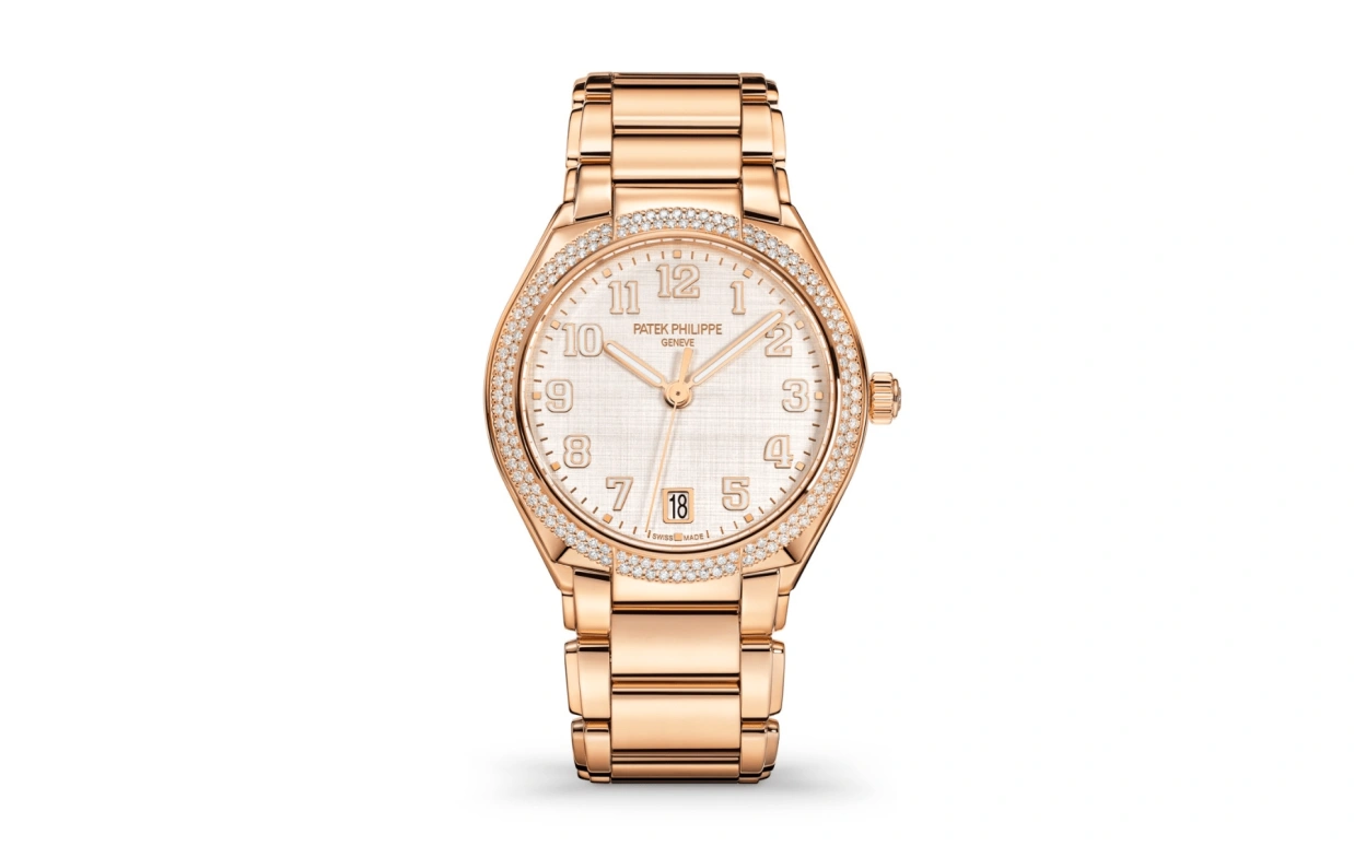 Patek Philippe,Twenty~4 36mm,36mm,Rose Gold,Silver,Automatic,Day,45hours,7300,7300/1200R-010