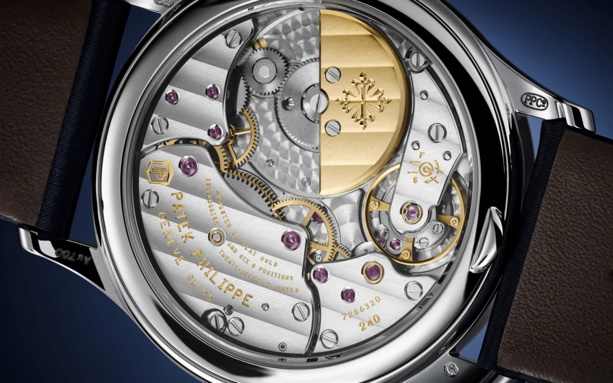 Patek Philippe,Calatrava 35mm,35mm,White Gold,Blue,Automatic,48hours,In-house Caliber,4997,4997/200G-001