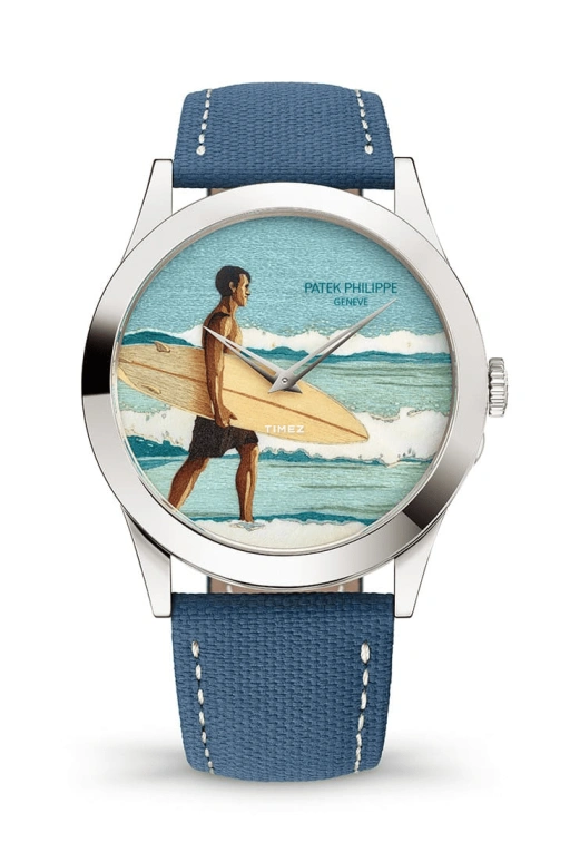 Patek Philippe,Calatrava ,White Gold,Blue,Multi-Color,Automatic,48hours,In-house Caliber,5089G,5089G-129