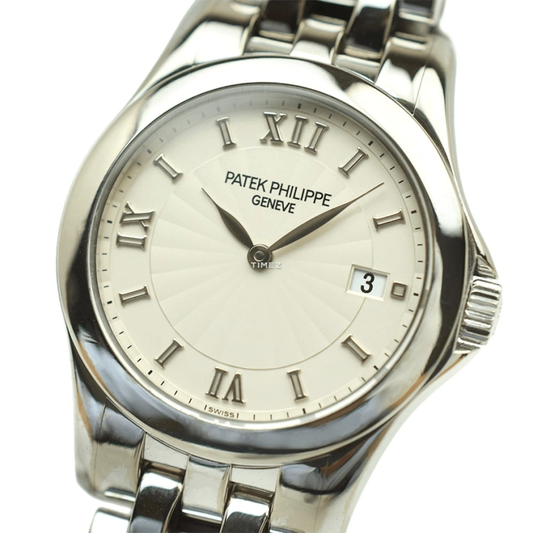 Patek Philippe,Calatrava 28mm,28mm,White Gold,White,Automatic,Day,35hours,4906,4906/1G-001