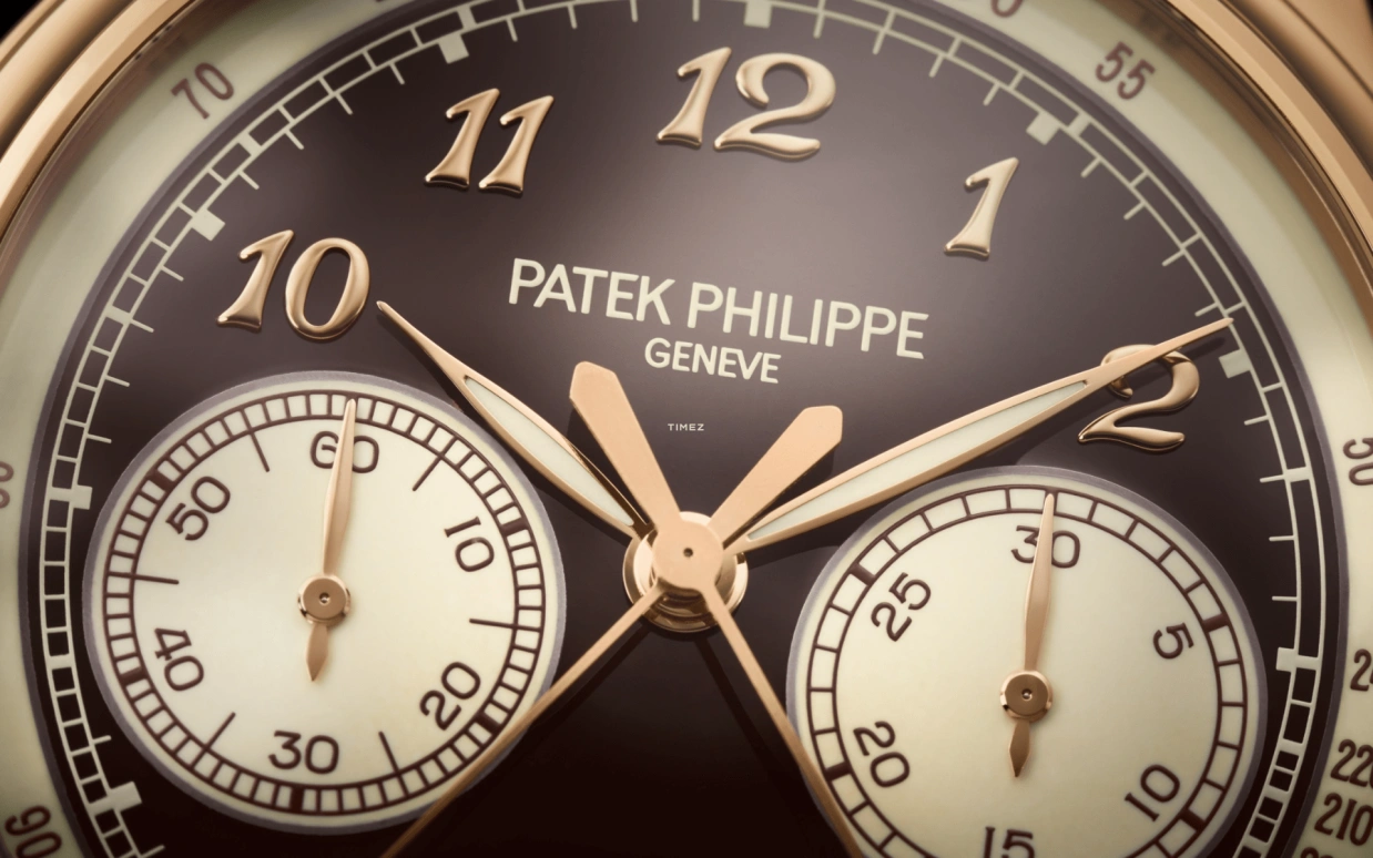Patek Philippe,Complications 41mm,41mm,Rose Gold,Brown,Handwound,Chronograph,Rattrapante,5370R,5370R-001