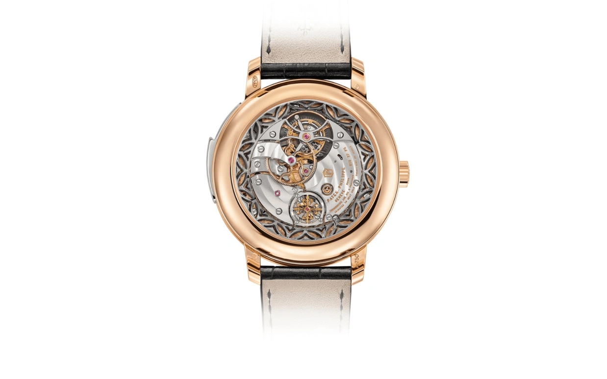 Patek Philippe,Grand Complications 42mm,42mm,White Gold,Rose Gold,Skeleton,Handwound,Tourbillon Escapement,Minute Repeater,5303R,5303R-001