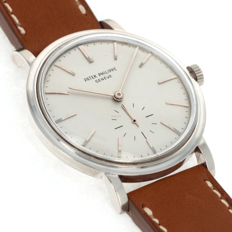 Patek Philippe,Calatrava 35mm,35mm,White Gold,White,Automatic,Sapphire,Round,3429G