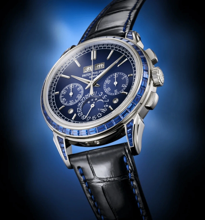 Patek Philippe,Grand Complications 41mm,41mm,Platinum,Blue,Handwound,Chronograph,Moonphase,Perpetual Calendar,Month,65hours,In-house Caliber,JAY-Z,Jazzy,JAY Z,5271,5271/11P-010