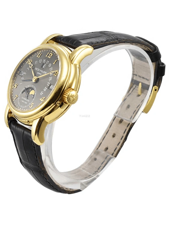 Patek Philippe,Grand Complications 39.50mm,39.50mm,Yellow Gold,Grey,Handwound,Moonphase,Perpetual Calendar,Leap Year,Month,48hours,In-house Caliber,5016J GREY