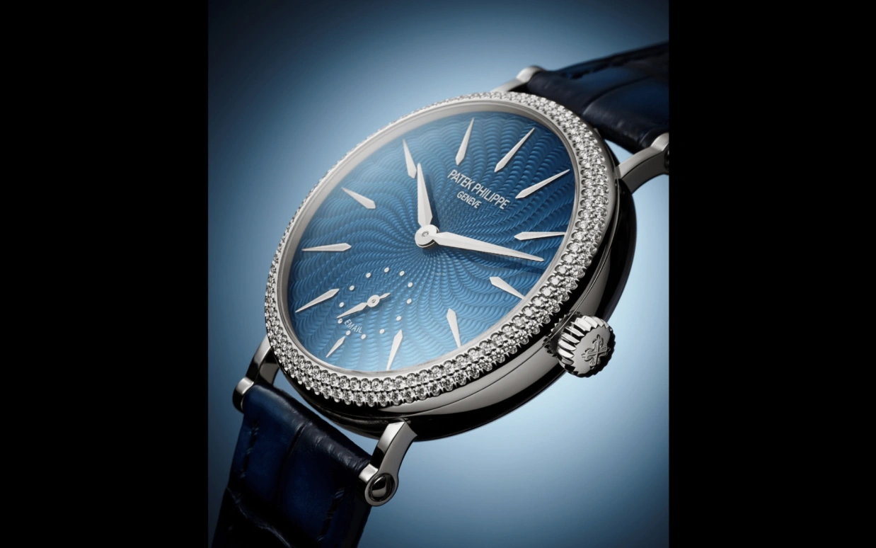 Patek Philippe,Grand Complications 36mm,36mm,White Gold,Blue,Automatic,Moonphase,Minute Repeater,7040,7040/250G-001
