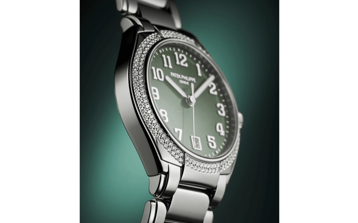Patek Philippe,Twenty~4 36mm,36mm,Stainless Steel,Green,Automatic,Day,45hours,7300,7300/1200A-011