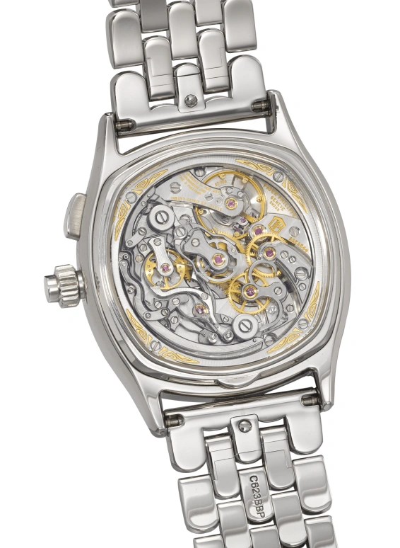 Patek Philippe,Grand Complications 37x44.60mm,37x44.60mm,Stainless Steel,White,Handwound,Chronograph,Rattrapante,5950,5950/1A-001