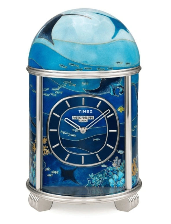 Patek Philippe,Dome Clocks ,Blue,Electromechanical,In-house Caliber,Enamel,20131M,20131M-001