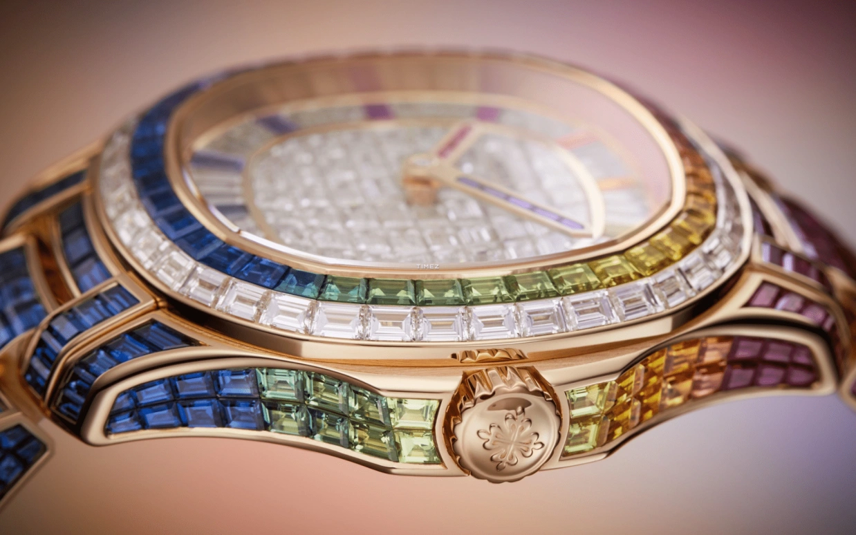 Patek Philippe,Aquanaut 38.80mm,38.80mm,Rose Gold,Silver White,Automatic,Minute Repeater,48hours,Anant Ambani,Salman Khan,5260,5260/1455R-001