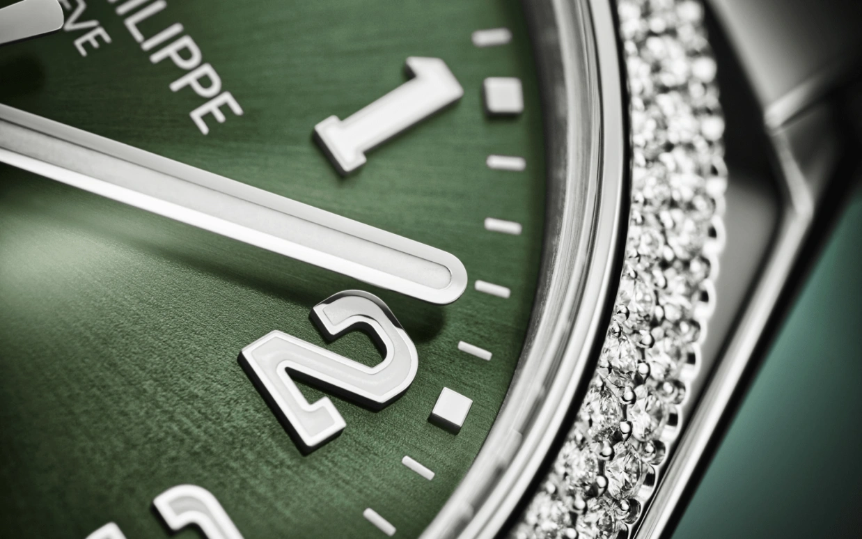 Patek Philippe,Twenty~4 36mm,36mm,Stainless Steel,Green,Automatic,Day,45hours,7300,7300/1200A-011