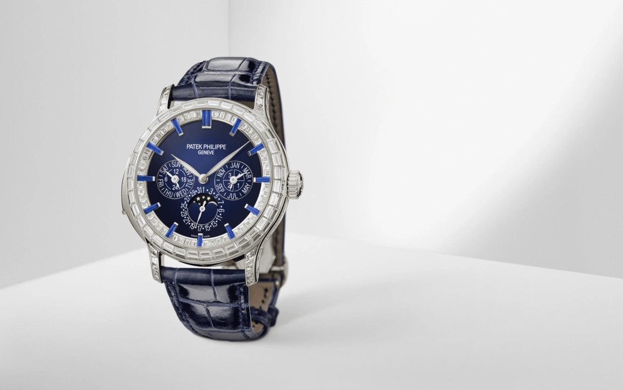 Patek Philippe,Grand Complications 42mm,42mm,Platinum,Blue,Automatic,Moonphase,Perpetual Calendar,Leap Year,Month,48hours,In-house Caliber,Mark Robert Michael Wahlberg,Mark Wahlberg,Anant Ambani,Marky Mark,5374,5374/300P-001