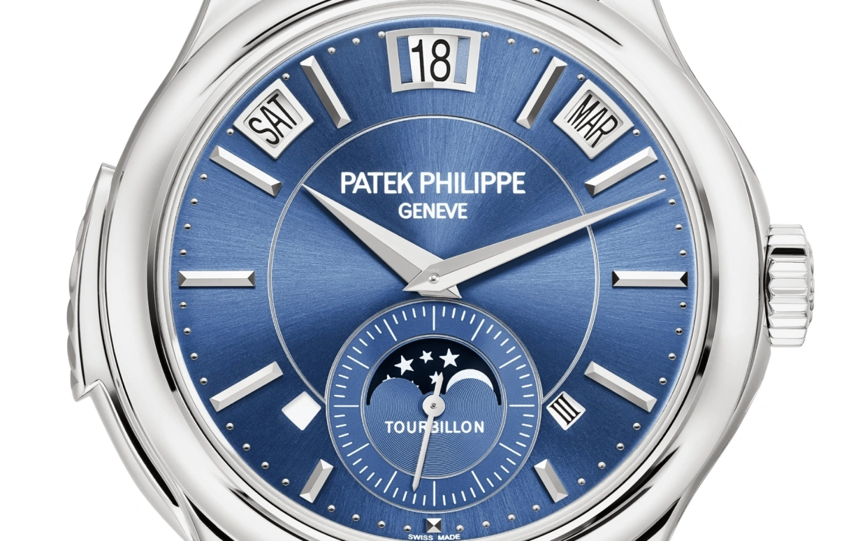 Patek Philippe,Grand Complications 41mm,41mm,White Gold,Blue,Handwound,Moonphase,Perpetual Calendar,Leap Year,Month,48hours,In-house Caliber,5207G,5207G-001