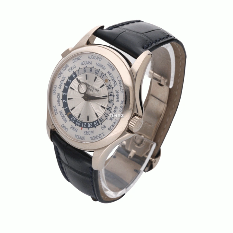 Patek Philippe,Complications 39.50mm,39.50mm,White Gold,White,Automatic,World Time,48hours,5130G,5130G-020