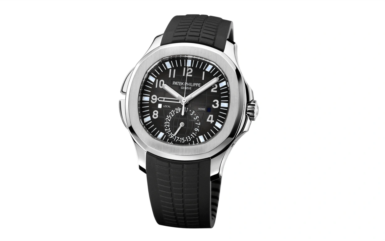 Patek Philippe,Aquanaut 40.80mm,40.80mm,Stainless Steel,Black,Automatic,Day,Dule Time,Lautaro Martínez,5164A,5164A-001