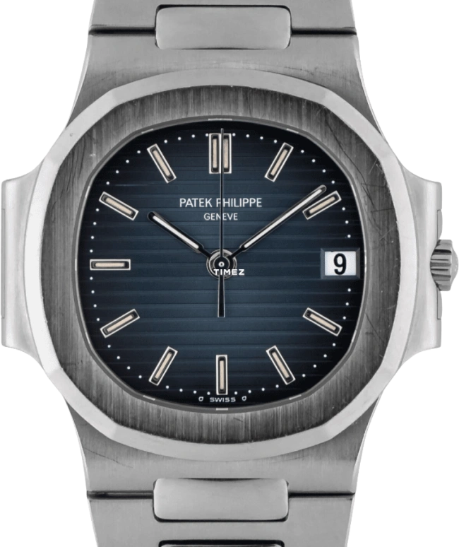 Patek Philippe,Nautilus 34mm,34mm,Stainless Steel,Black,Automatic,Day,In-house Caliber,3800,3800/1A-010