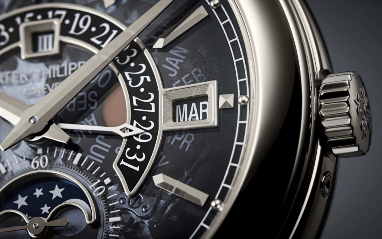 Patek Philippe,Grand Complications 40.20mm,40.20mm,Platinum,Blue,Gradient,Black,Handwound,Moonphase,Perpetual Calendar,Leap Year,Month,48hours,In-house Caliber,Mark Wahlberg,Marky Mark,5316,5316/50P-001